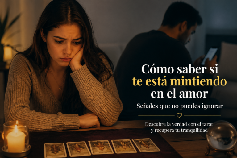 Cómo saber si te está mintiendo en el amor – señales claras según el tarot