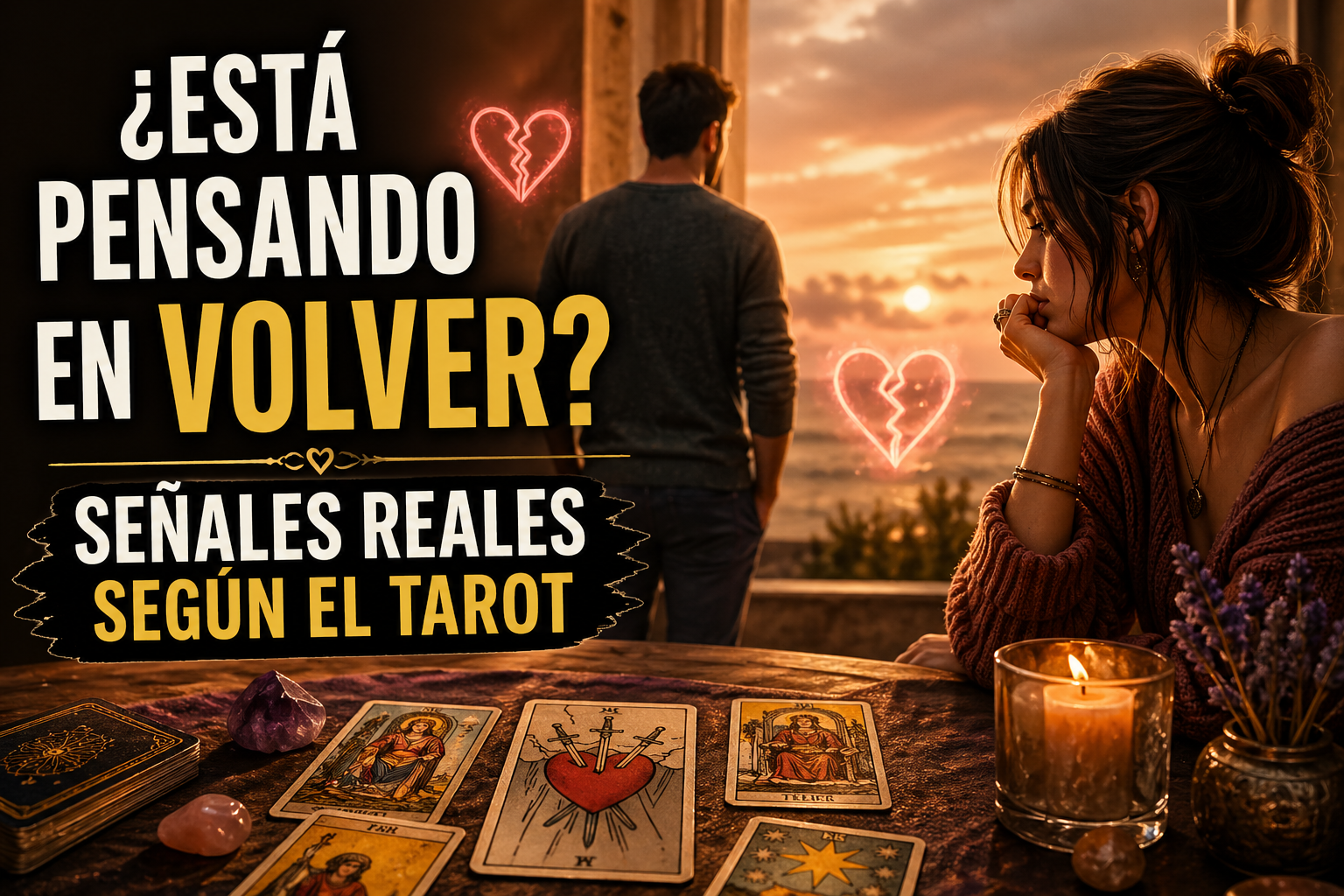 señales de que está pensando en volver tarot amor regreso pareja