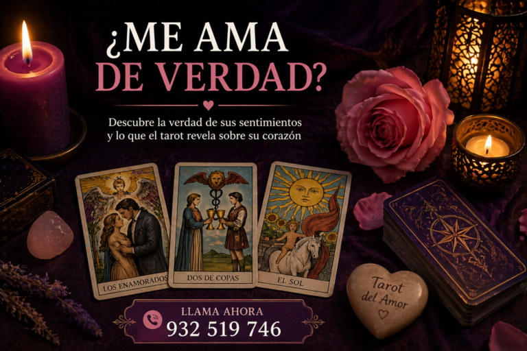 Tarot si me ama de verdad, lectura de sentimientos reales en el amor