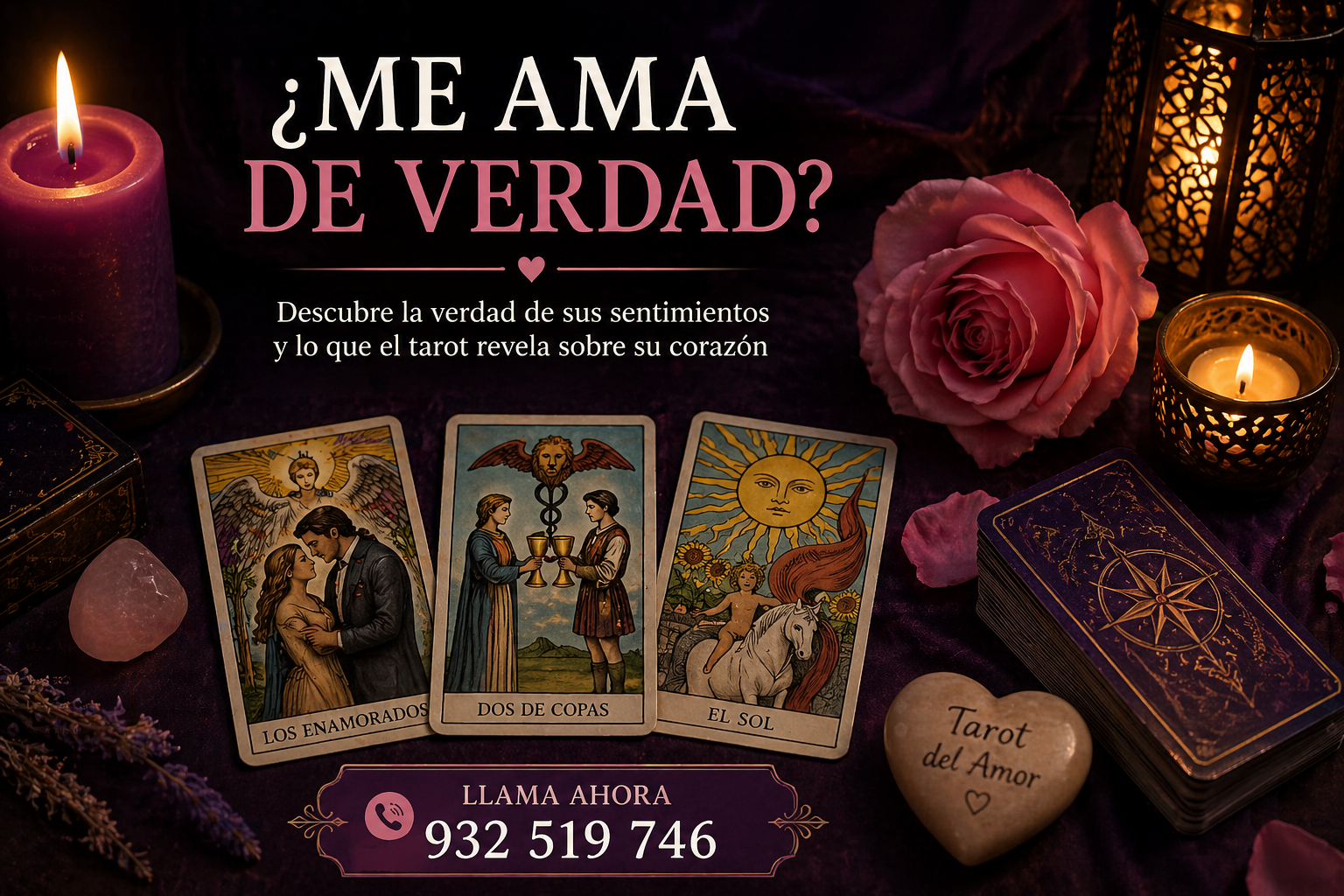 Tarot si me ama de verdad, lectura de sentimientos reales en el amor