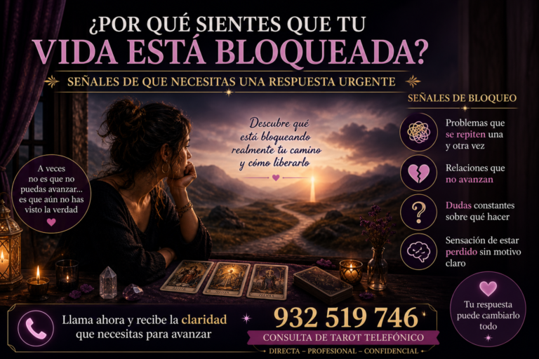 bloqueo vida señales necesito respuesta tarot claridad camino