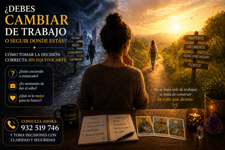 cambiar trabajo decision correcta futuro laboral tarot elegir bien