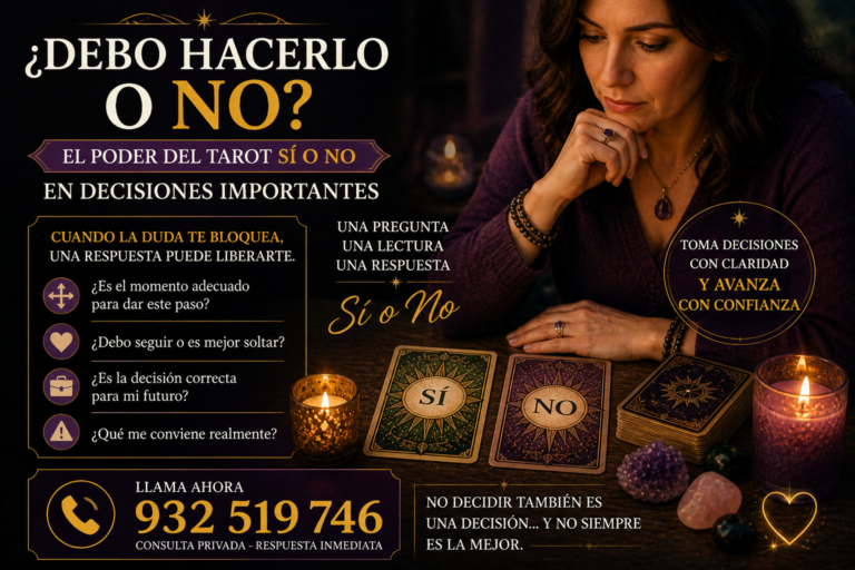 debo hacerlo o no tarot si o no decision importante respuesta clara