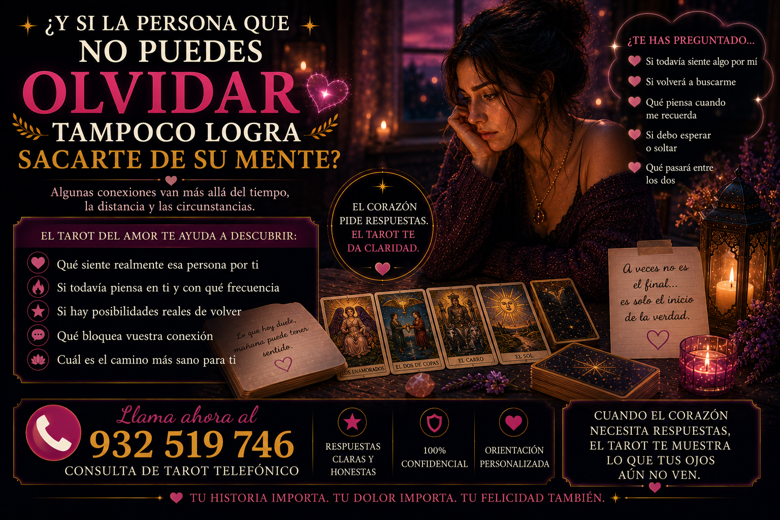 ¿Y si la persona que no puedes olvidar tampoco logra sacarte de su mente?: señales, sentimientos y lo que puede revelar el tarot no puedo olvidar a esa persona sentimientos conexion tarot amor