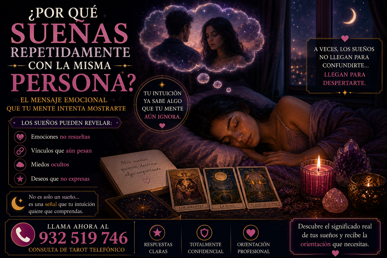 ¿Por qué sueñas repetidamente con la misma persona? El mensaje emocional que tu mente intenta mostrarte: significado espiritual y mensaje oculto soñar siempre con la misma persona significado señales emocionales tarot