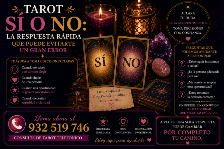 tarot si o no evitar error decision importante respuesta clara