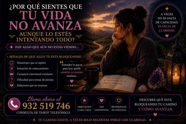 vida no avanza bloqueo destino dudas camino tarot