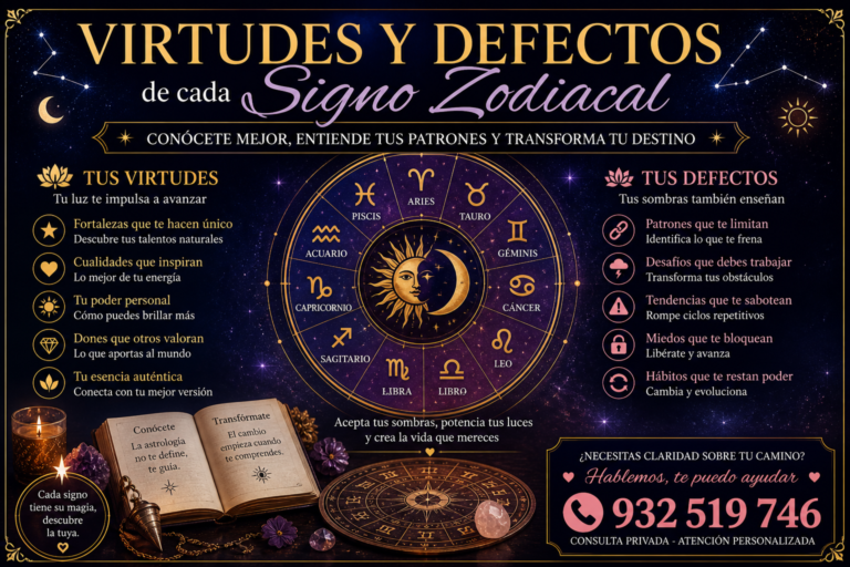 virtudes defectos signos zodiacales personalidad astrologia